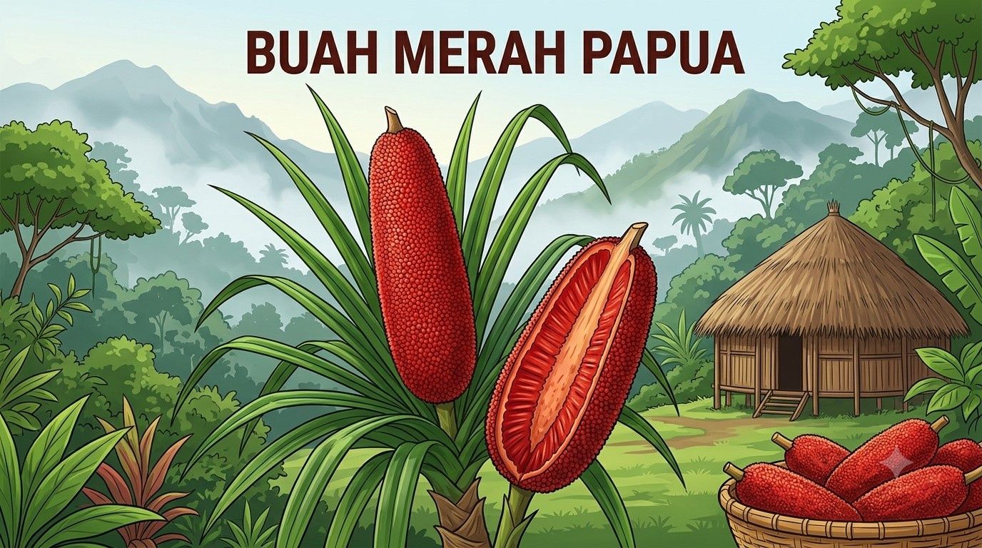 Flora Papua yang Menakjubkan, Dari Buah Merah hingga Sarang Semut yang Mendunia