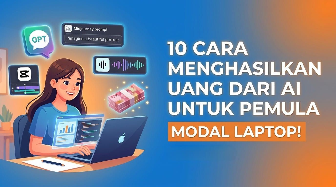 10 Cara Menghasilkan Uang dari AI untuk Pemula, Modal Laptop dan Internet!