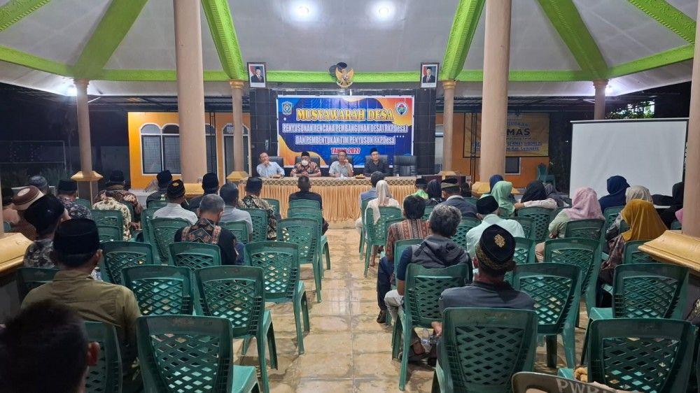 Musdes RKPDesa 2027 Digelar, Desa Sidorejo Lumajang Tampung Usulan Warga untuk Pembangunan Tahun Depan