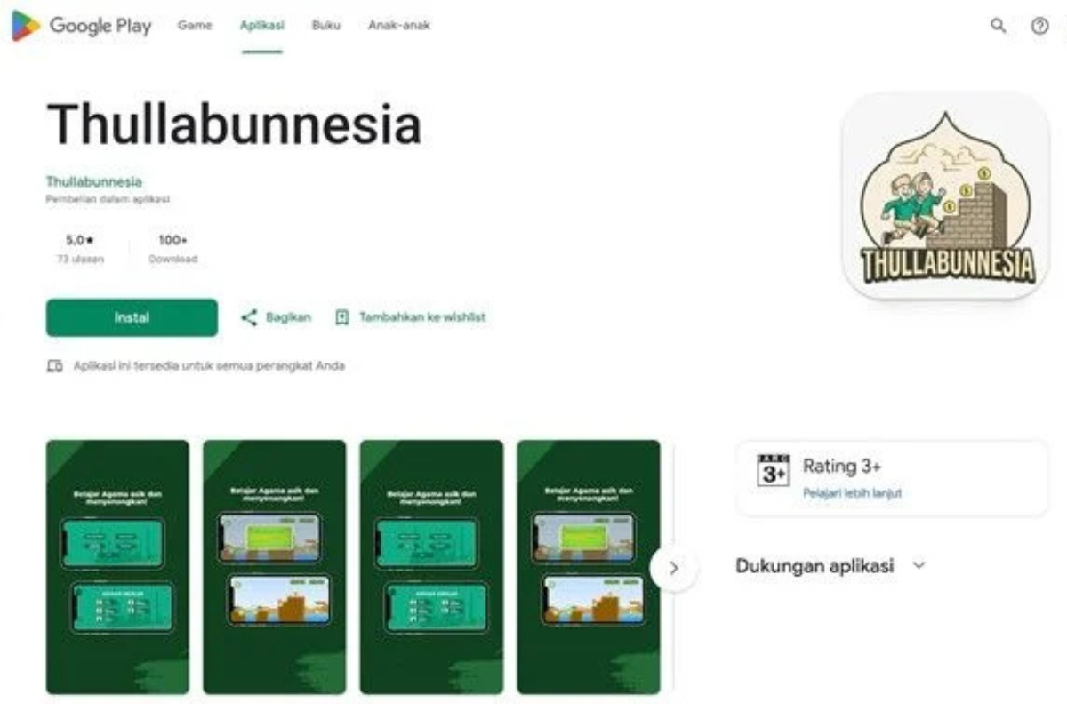 Mahasiswa Unesa Ciptakan Thullabunnesia, Game Edukasi untuk Belajar Islam Lebih Menyenangkan