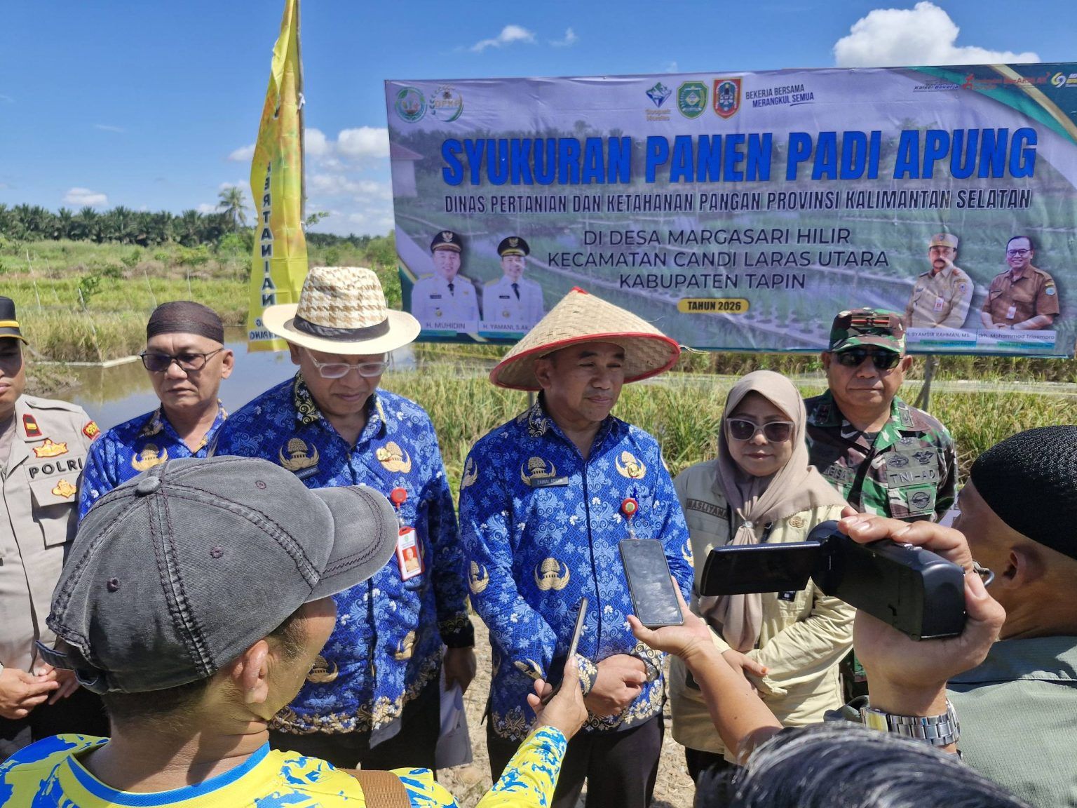 Sulap Rawa Jadi Lumbung Pangan: Sukses Besar Panen Padi Apung Inpara 42 di Tapin Kalsel