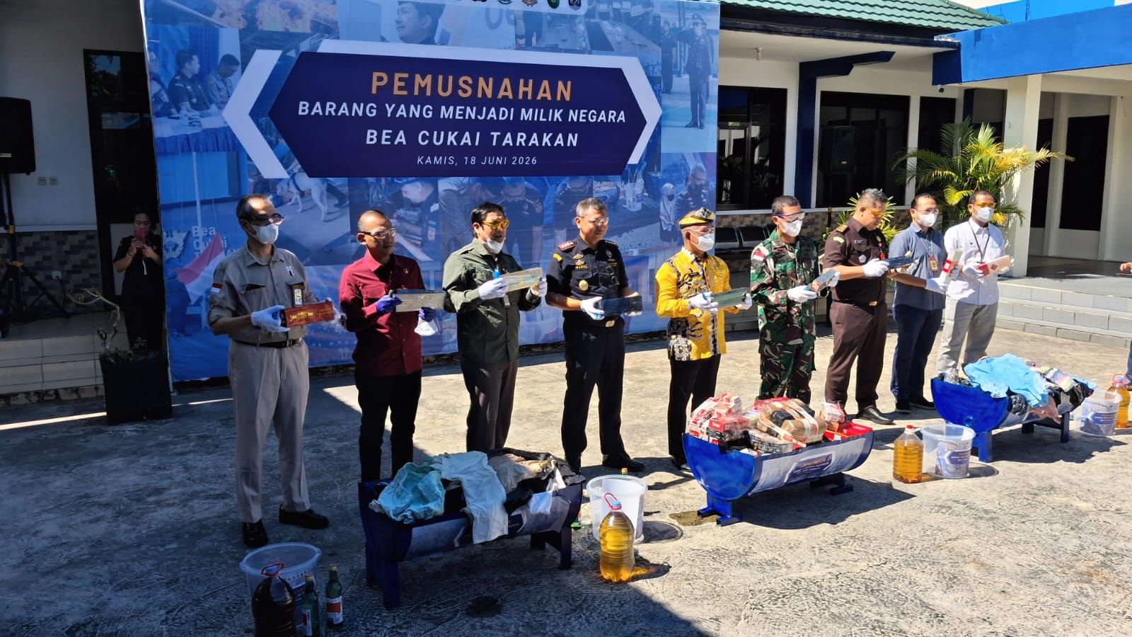 54 Ribu Batang Rokok Ilegal Dimusnahkan, Bea Cukai Tarakan Perkuat Penegakan Hukum