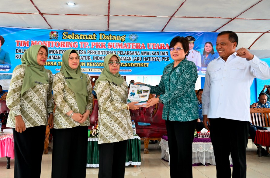 PKK Sumut Pantau Langsung Capaian Program Keluarga di Desa Temburun