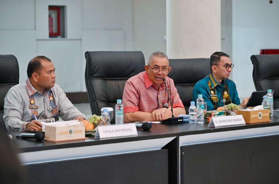 Pj Sekdaprov Sumut Ingatkan Daerah Jalankan Program Sesuai Kesepakatan
