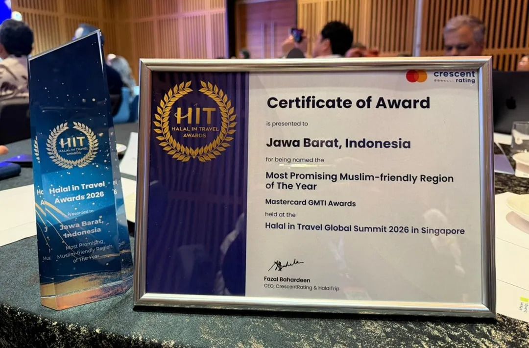 Jabar Sabet Most Promising Muslim-Friendly Region of The Year di Ajang Global Summit 2026