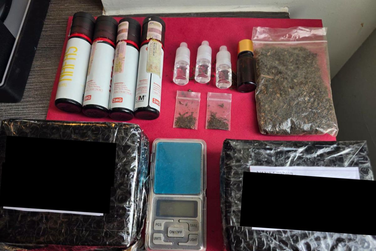 Polda Sulut Ungkap Peredaran Ganja Sintetis Vape di Manado