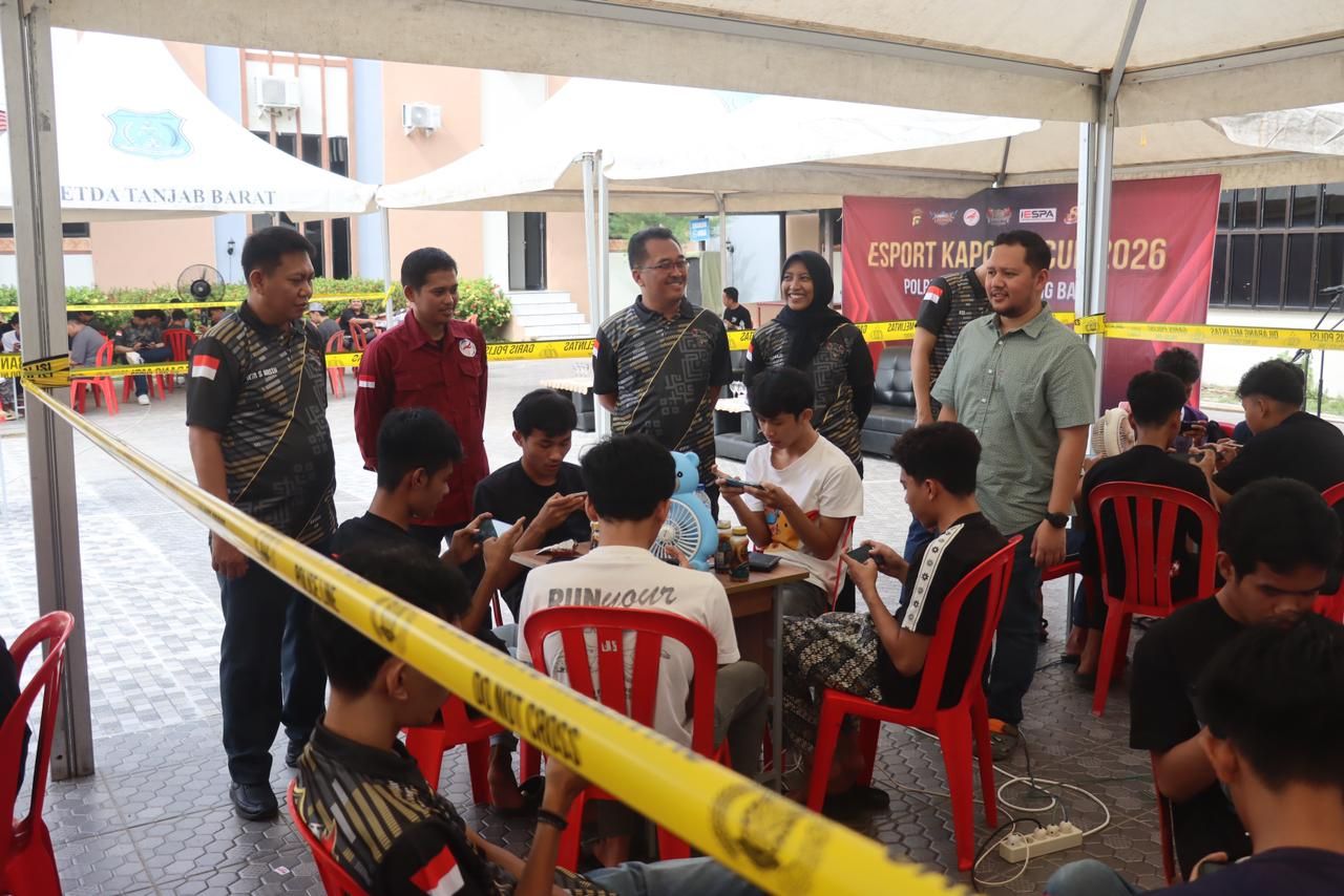 Salurkan Kreativitas Generasi Muda, Polres Tanjab Barat Gelar Turnamen MLBB Kapolri Cup 2026