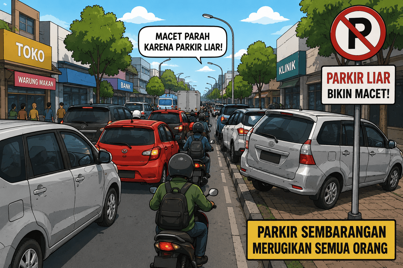 Pelaku Usaha di Mimika Wajib Punya Lahan Parkir, DPMPTSP: Jaga Ketertiban Umum