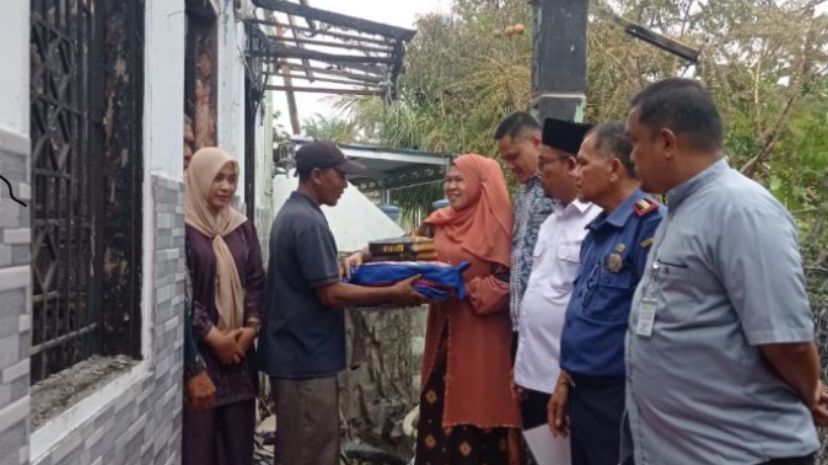 Rumah Warga Terbakar di Meuraxa, Pemko Banda Aceh Langsung Salurkan Bantuan Darurat