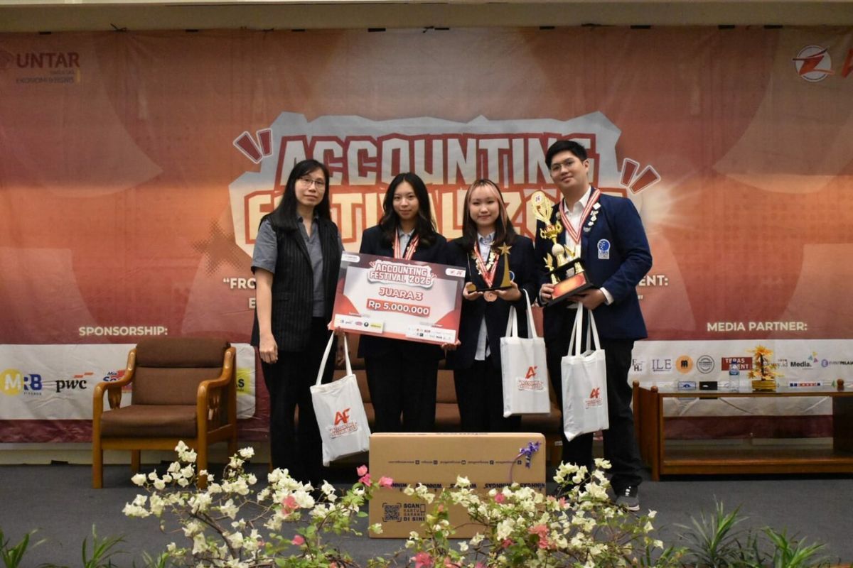 Ungguli Kampus Bergengsi, Mahasiswa Akuntansi UMN Tembus Tiga Besar Nasional Ajang Accounting Festival 2026