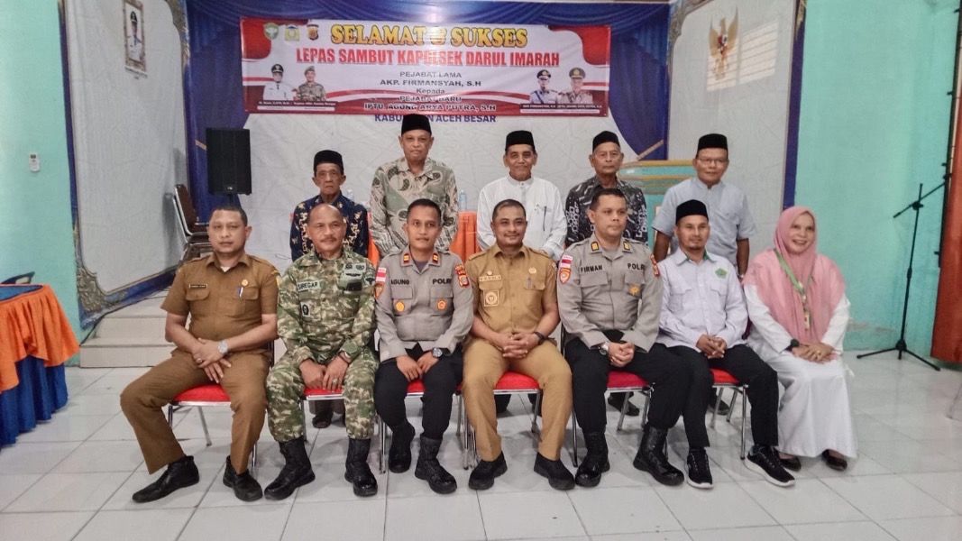 Estafet Pimpinan Polsek Darul Imarah Bergulir, Ini Kapolsek Barunya