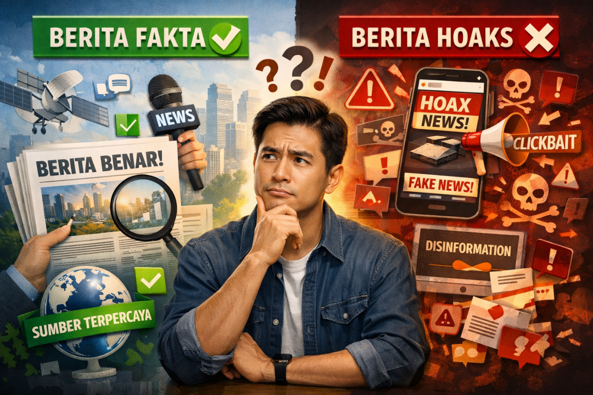 Saring Sebelum Sharing! Ini Trik Mudah Kamu Membedakan Berita Faktual dan Berita Hoaks yang Menyesatkan