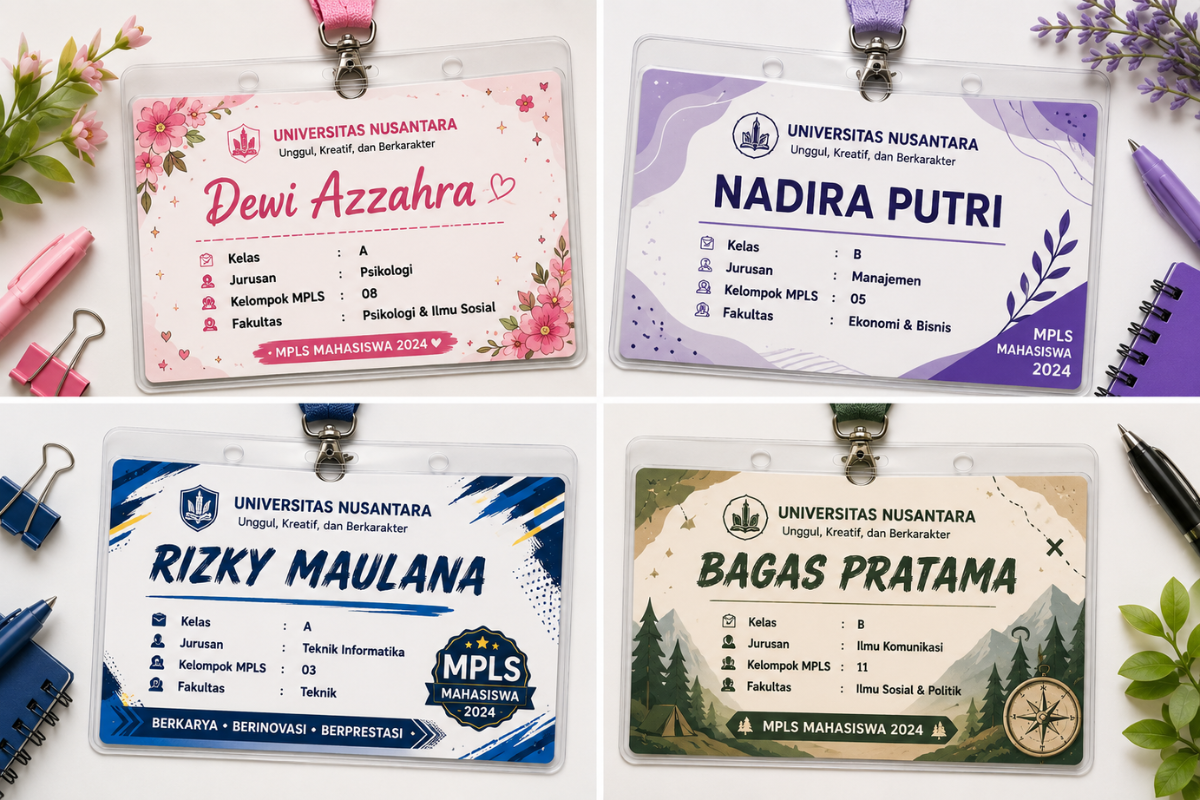 Mudah dan Kreatif! Begini Cara Membuat Name Tag MPLS yang Menarik