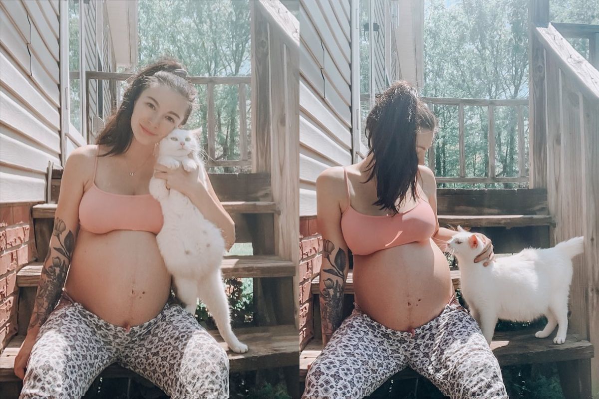 Lauren Maners Selamatkan Kucing Liar Hamil, hingga Melahirkan di Hari yang Sama