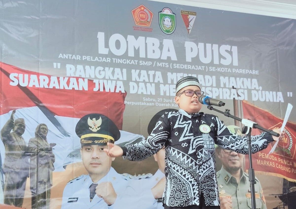 Pemkot Parepare Dorong Pelajar Tanam Nilai Pancasila Lewat Lomba Baca Puisi PPM