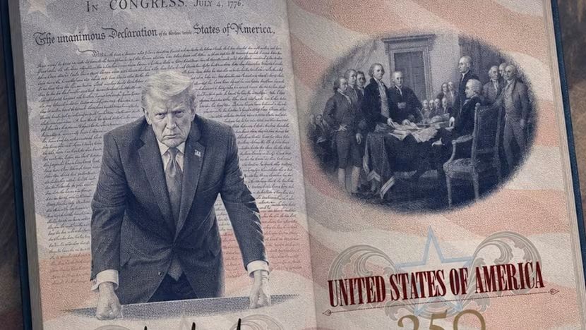 Trump Perkenalkan Paspor Edisi Khusus AS Bergambar Dirinya untuk Rayakan 250 Tahun Kemerdekaan