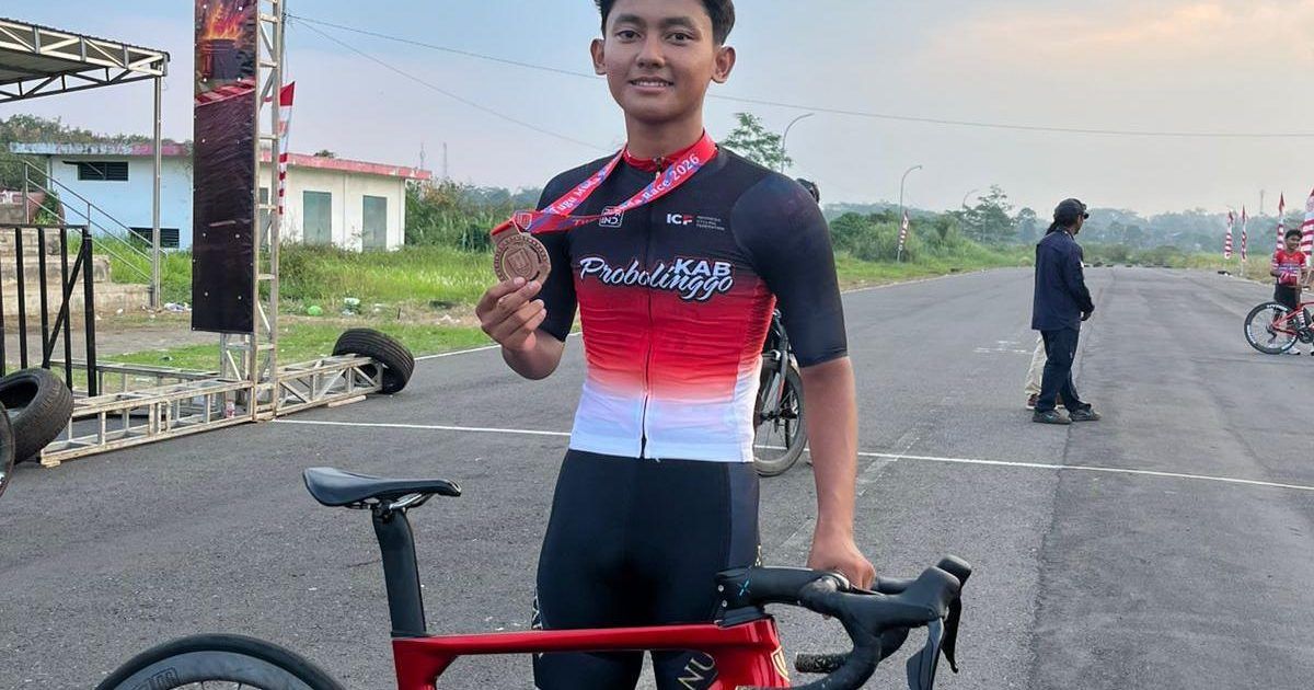 Atlet Balap Sepeda Kabupaten Probolinggo Raih Medali Perunggu di Tugu Muda Race Semarang 2026