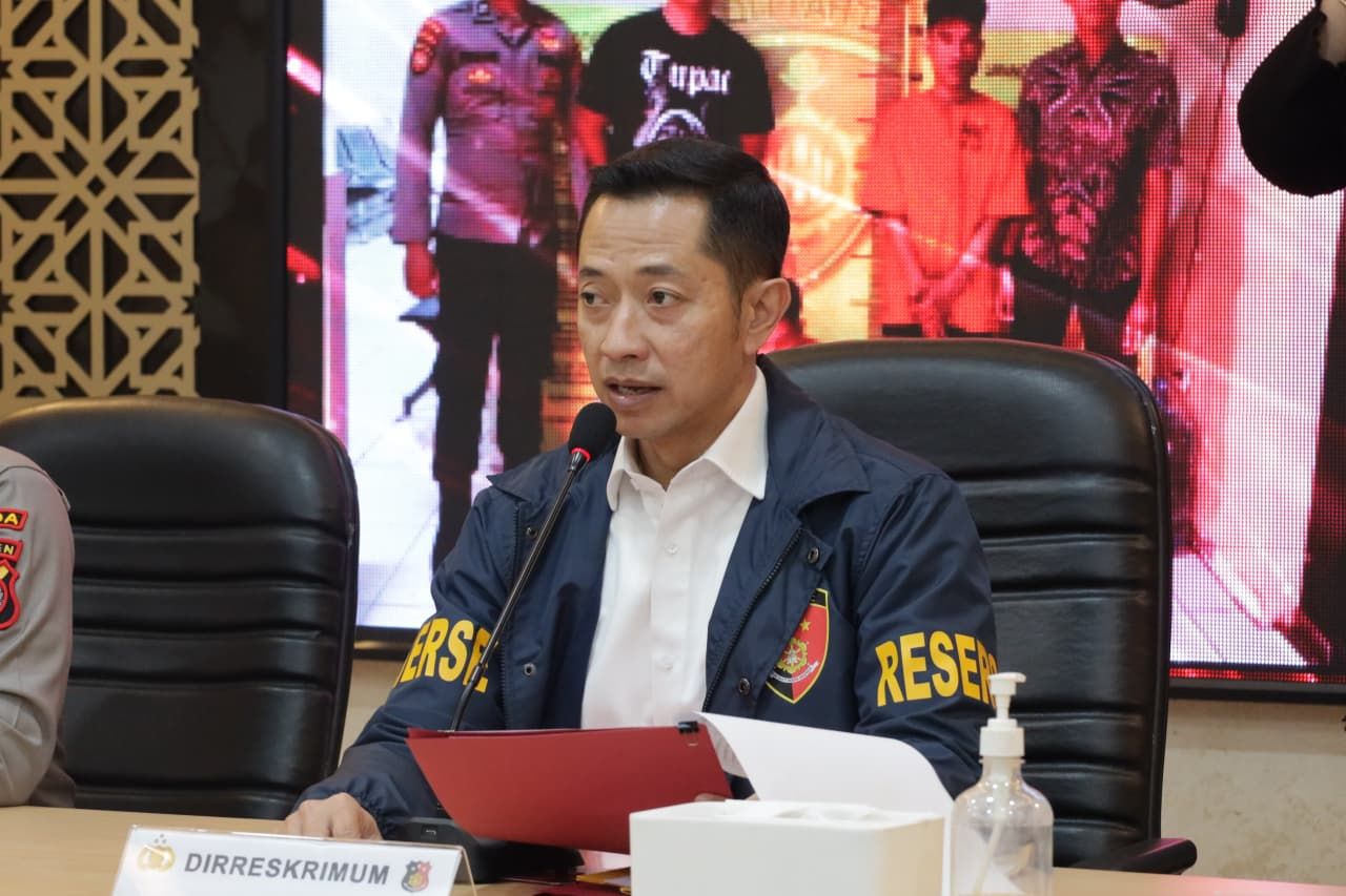 Ditreskrimum Polda Banten Ungkap Dua Kasus Curanmor dan Kepemilikan Senjata Api Rakitan Dengan Enam Tersangka