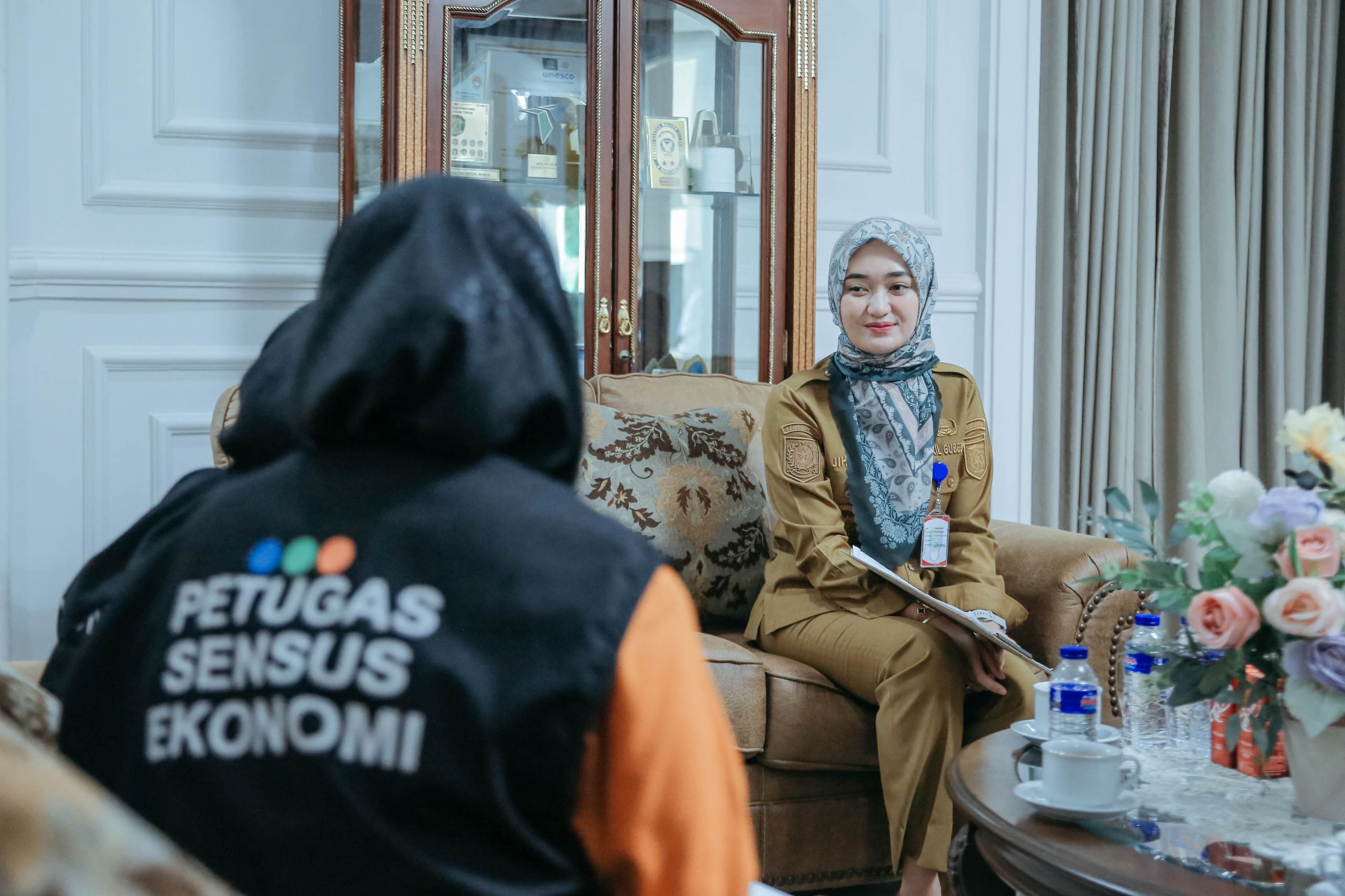 Wagub Jihan Ikut Pendataan Sensus Ekonomi 2026, Ajak Masyarakat Lampung Terima Petugas BPS