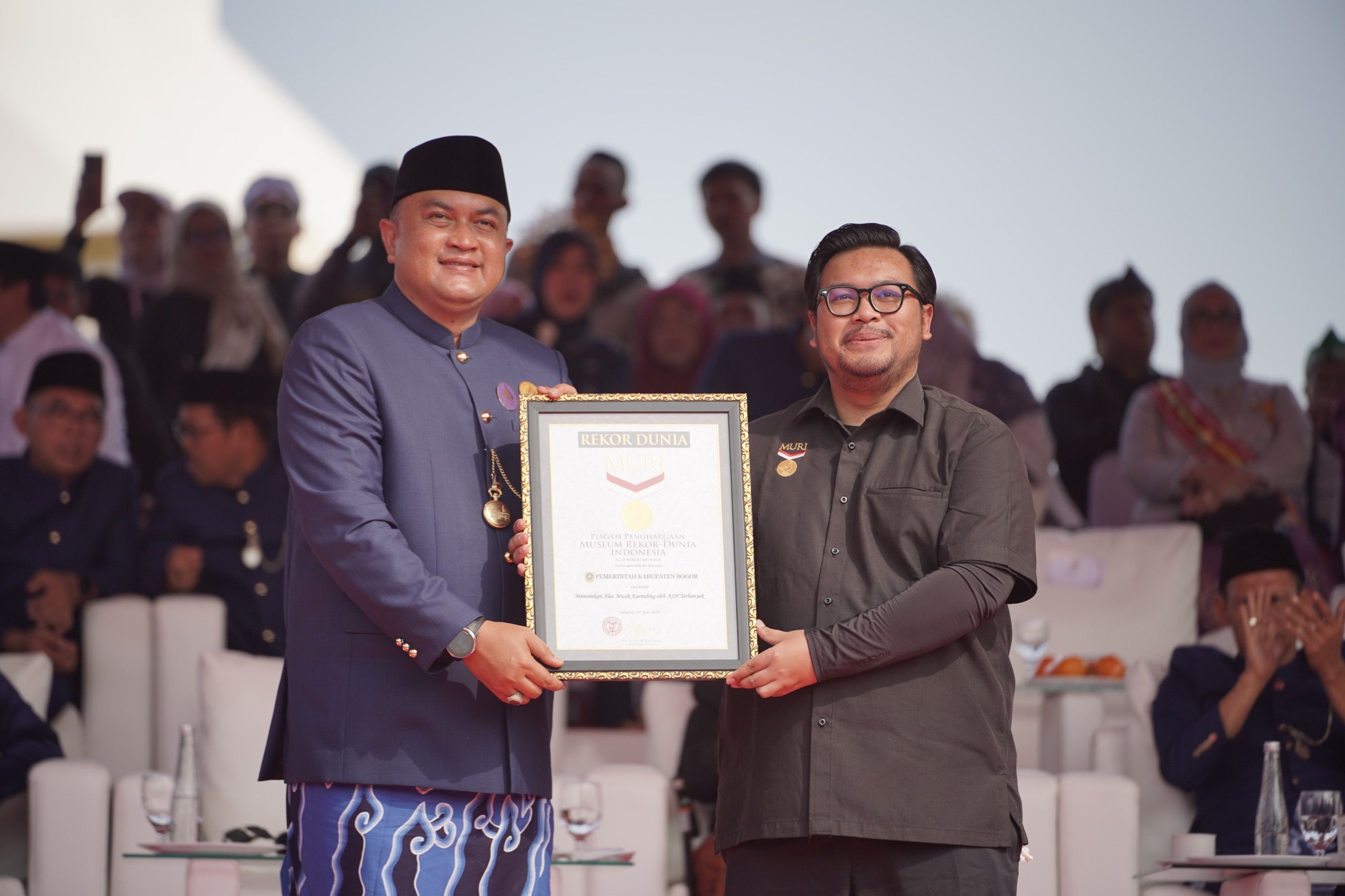 Kabupaten Bogor Raih Dua Rekor MURI di Penghujung Hari Jadi Bogor ke-544
