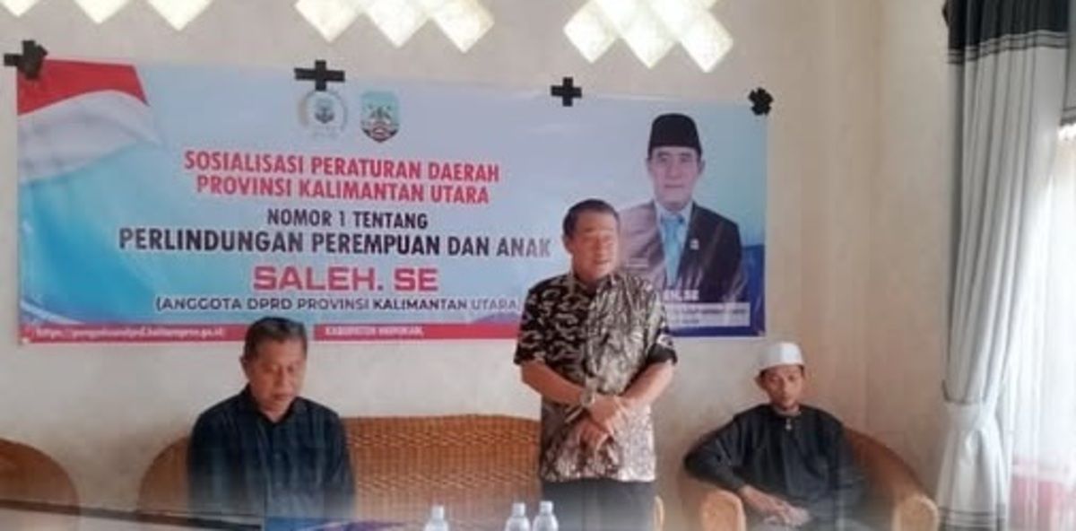 Saleh Sosialisasikan Perda Perlindungan Perempuan dan Anak serta Pengembangan Ekonomi Kreatif di Nunukan