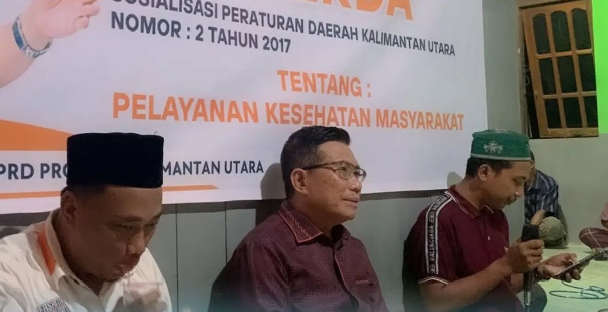 H. Moh. Nafis Sosialisasikan Perda Pelayanan Kesehatan Masyarakat di Tanjung Palas Utara