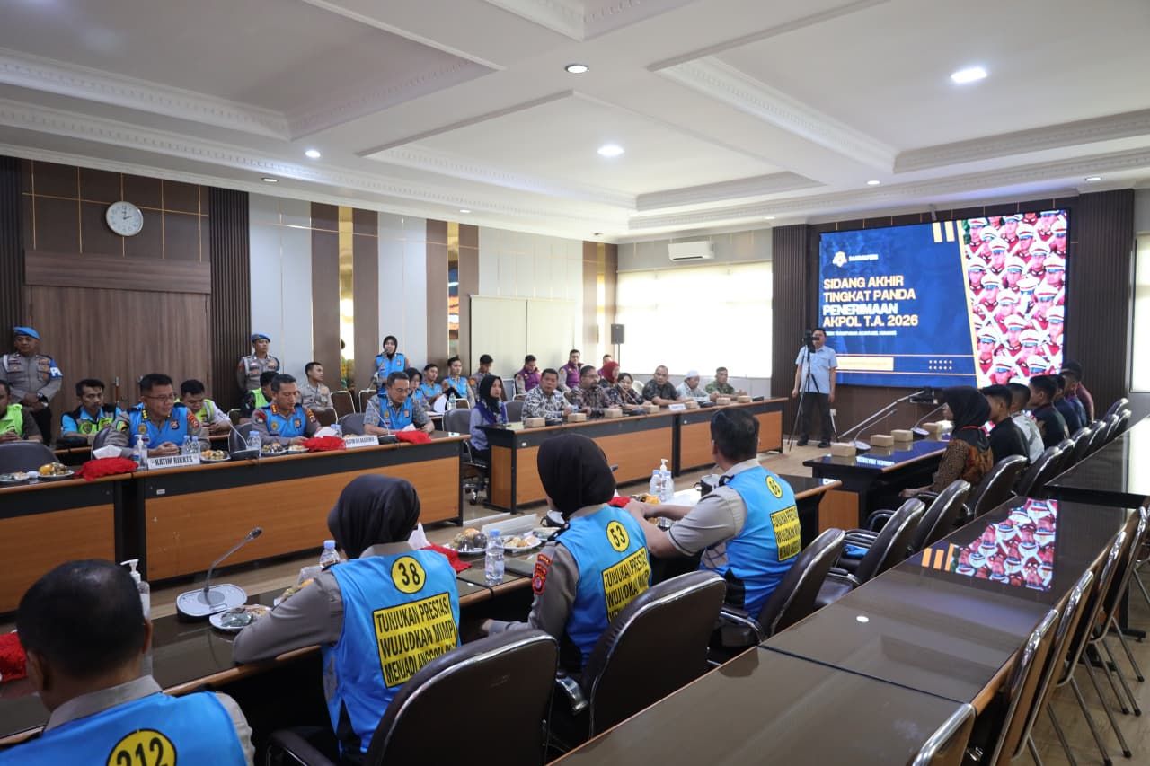 Kapolda Banten Pimpin Pantukhir Daerah Akpol TA 2026, Tegaskan Rekrutmen Bersih dan Berintegritas