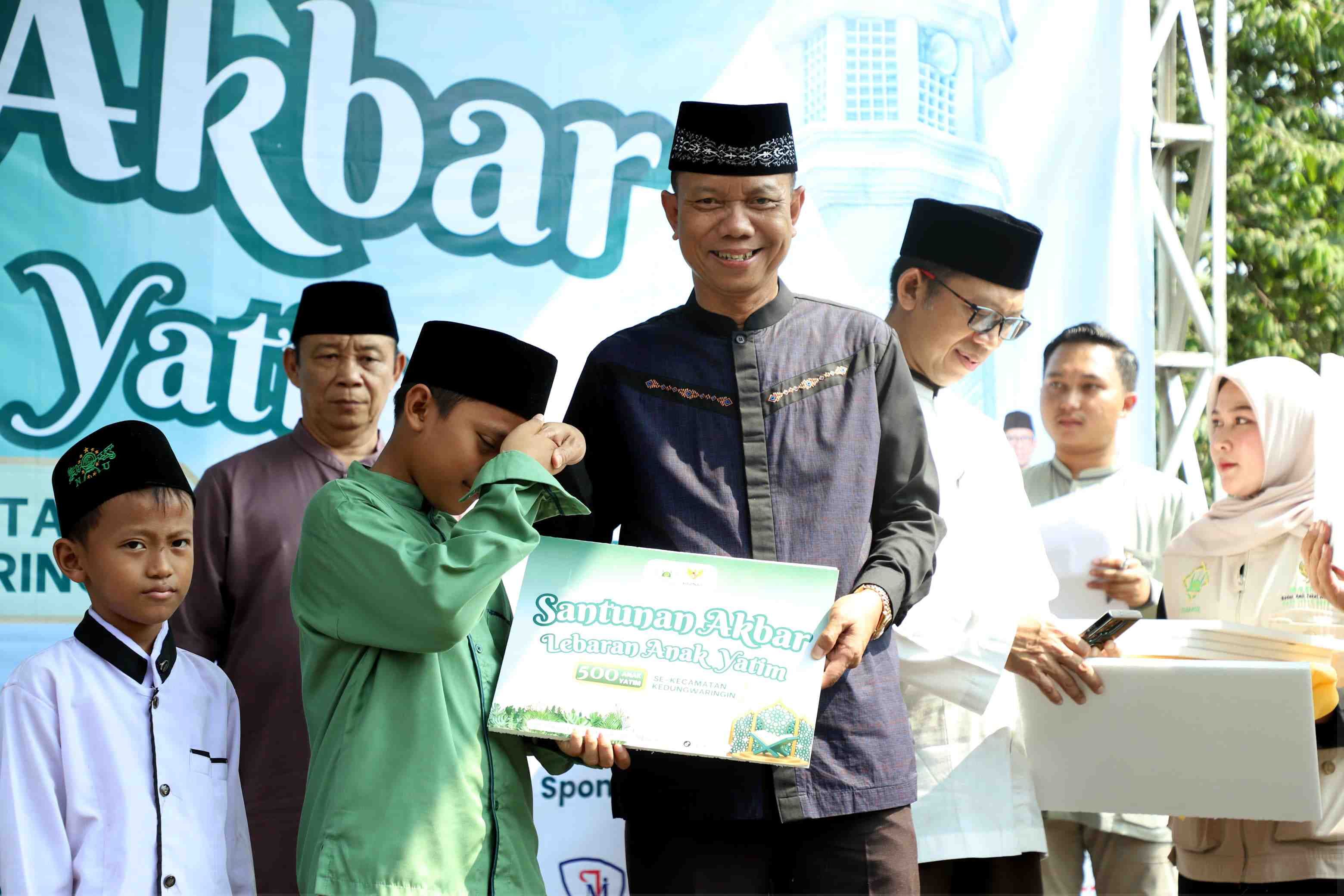 Santunan Akbar Lebaran Anak Yatim di Kedungwaringin Sasar 500 Penerima Manfaat