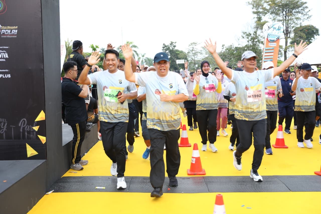 Semarak Hari Bhayangkara ke-80, Gubernur Hidayat Apresiasi Bhayangkara Babel Run dalam Mempererat Kebersamaan Polri dan Masyarakat