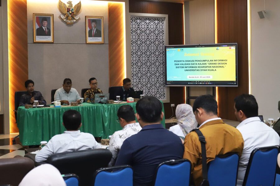 USK Jadi Tuan Rumah Penyusunan Grand Design Sistem Informatika Kearsipan Nasional