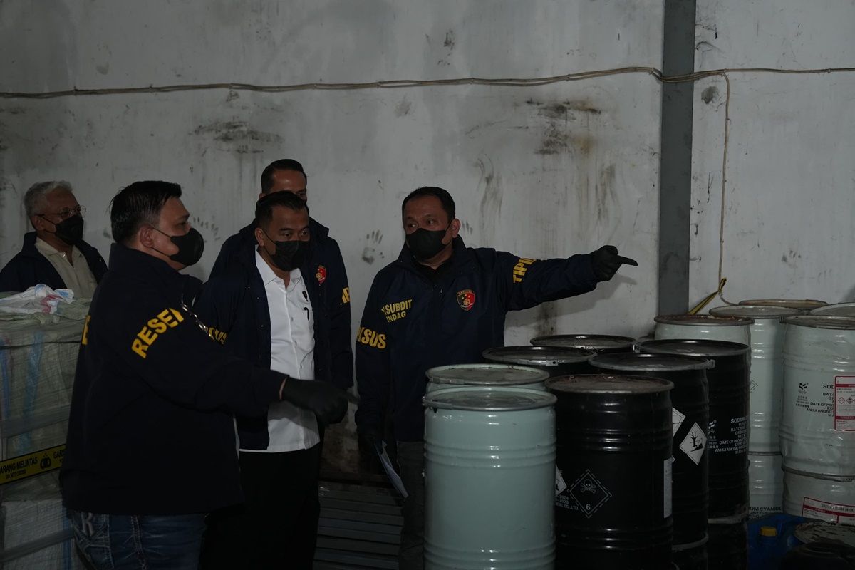Bareskrim Bongkar Perdagangan Sianida Ilegal, Kerap Distribusi ke Penambang Emas Tak Berizin