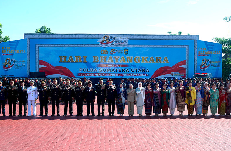 Peringati Hari Bhayangkara, Wagub Sumut Soroti Peran Strategis Polda untuk Daerah