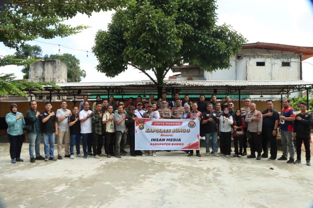 Perkuat Kolaborasi, Kapolres Bungo Gelar Coffee Morning Bersama Insan Pers