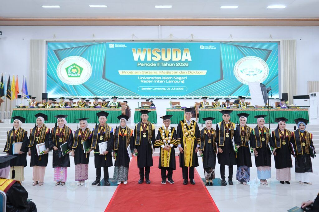 903 Wisudawan UIN Raden Intan Lampung Resmi Dikukuhkan, Ini Daftar Lulusan Terbaik
