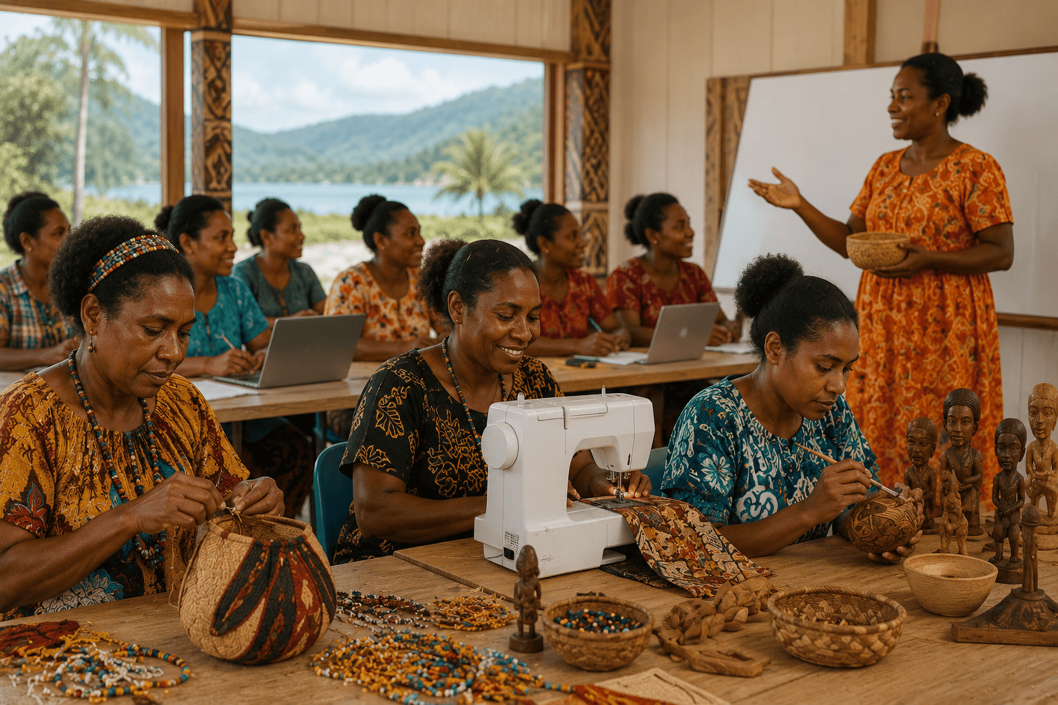 Pemprov Papua Tengah Gelar Pelatihan Kelola UMKM Bagi Kaum Perempuan Gereja