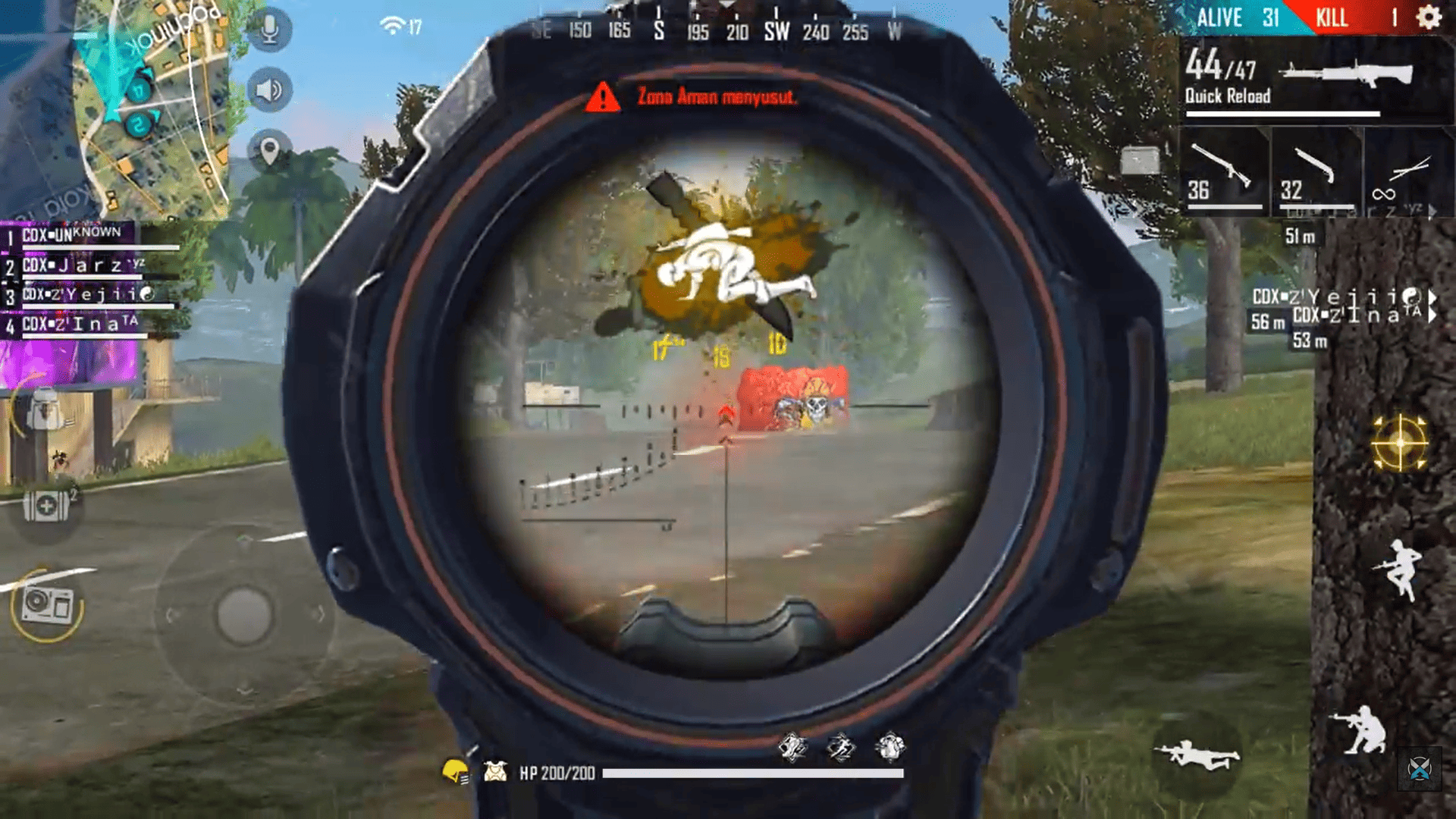 XM8 Jadi Senjata AR Paling Akurat di Free Fire, Ini Daftar Lengkapnya