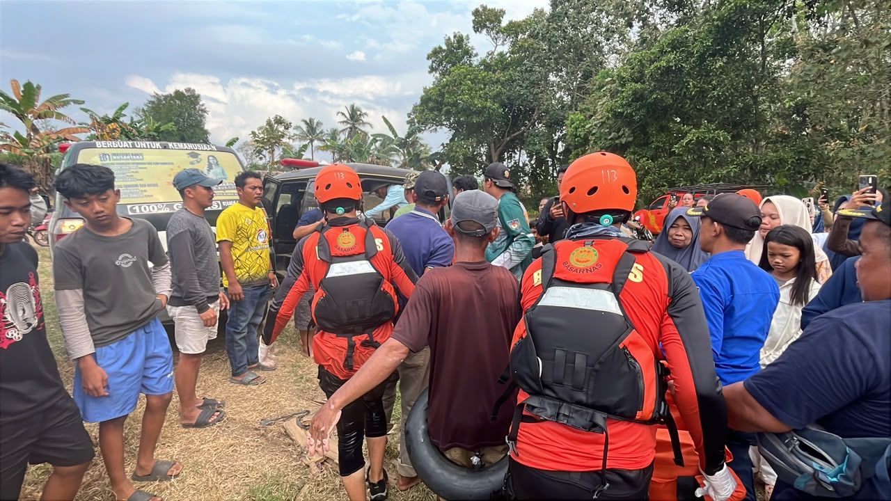 Dua Remaja Tenggelam di Sungai Pekon Yogyakarta Pringsewu Ditemukan Meninggal Dunia