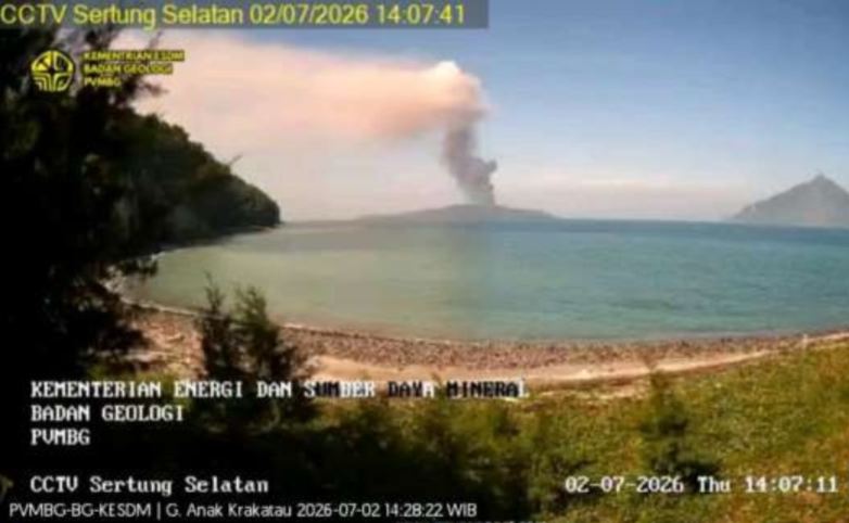 Status Gunung Anak Krakatau Naik Jadi Siaga Level III, Warga Dilarang Dekati Radius 3 Km