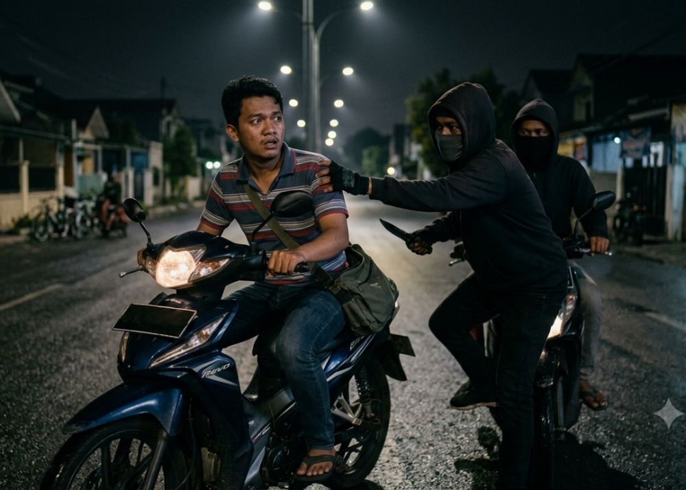 Begal Masih Mengintai, Ini Tips Berkendara Lebih Aman