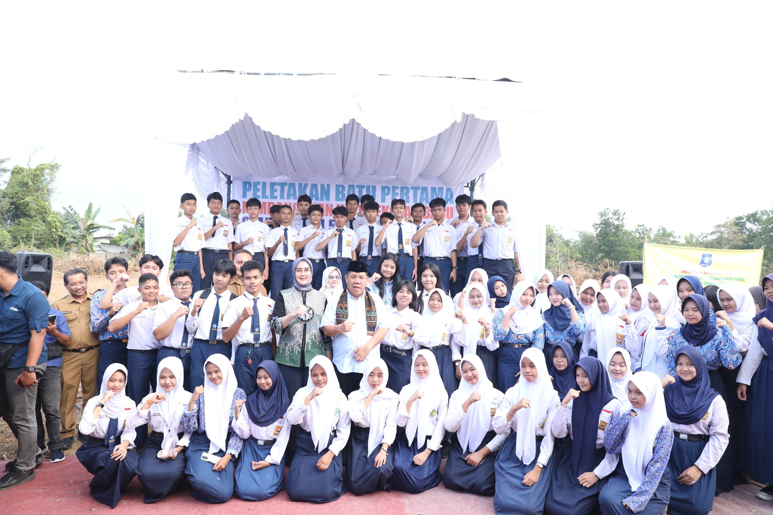 Gubernur Hidayat Arsani Mulai Pembangunan SMA Negeri 5 Pangkalpinang