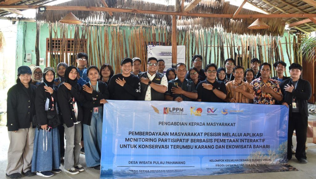 Mahasiswa KKN Itera Tanam Mangrove dan Selamatkan Terumbu Karang di Pahawang