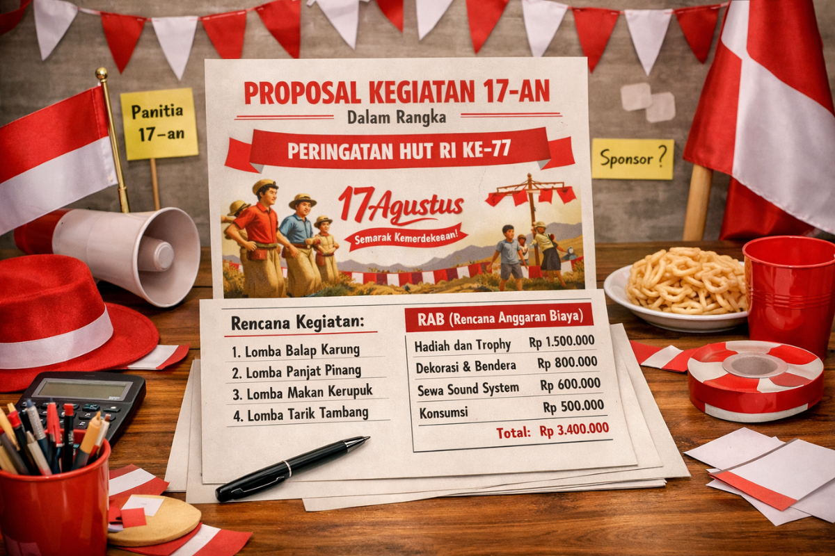 Panduan Lengkap Struktur Proposal 17 Agustus yang Runtut dan Resmi