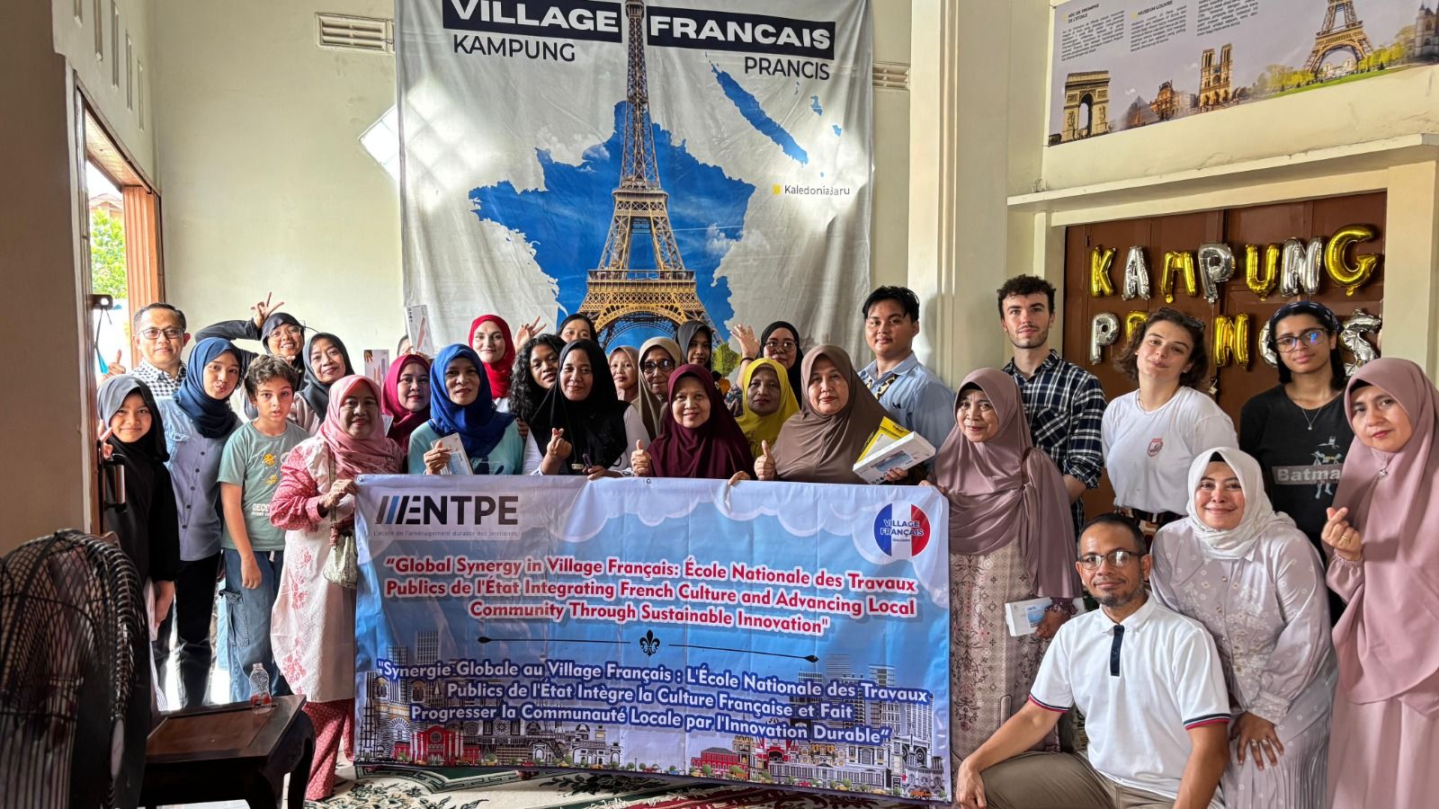 Ada Kampung Prancis di Kota Metro, Ini Sejarah dan Kegiatan Belajarnya
