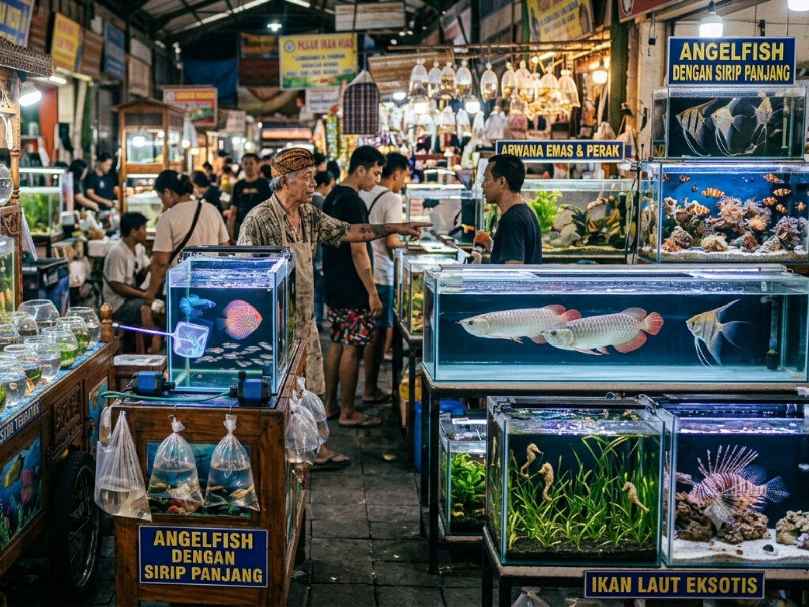 5 Rekomendasi Pasar Ikan Hias Termurah dan Terbesar di Sulawesi Selatan, Harga Murah dan Koleksi Lengkap