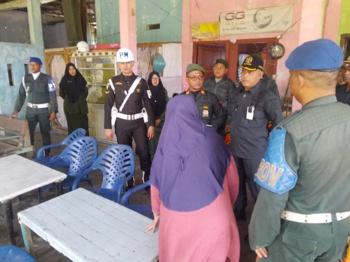 Satpol PP dan WH Aceh Besar Perketat Pengawasan Syariat Islam di Pemandian Mata Ie