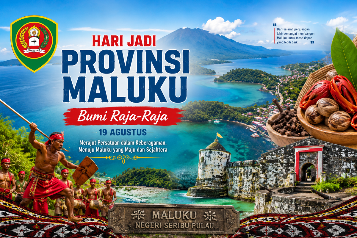 Mengenal Sejarah Hari Jadi Provinsi Maluku, Simbol Perjuangan dan Identitas Negeri Raja-Raja