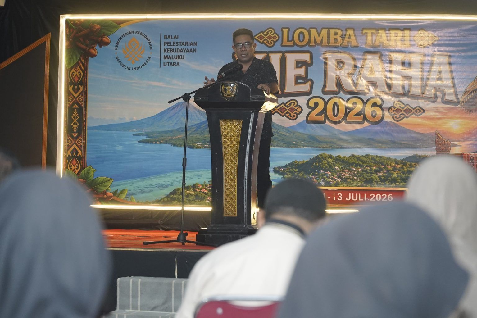 Wakil Wali Kota Tidore Resmikan Lomba Tarian Tradisional Kie Raha, Dorong Pelestarian Budaya Daerah