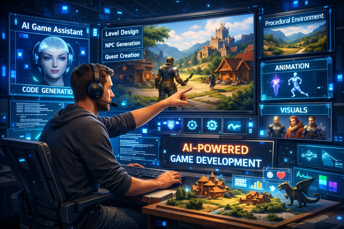 Revolusi AI dalam Game Development: Ciptakan Dunia Game yang Lebih Hidup