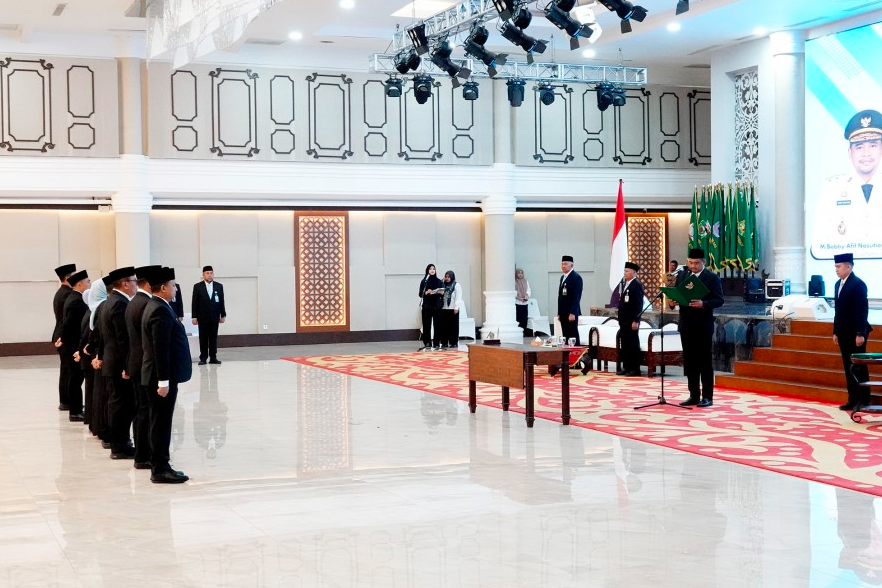 Bobby Nasution Minta Pejabat Baru Hadirkan Program yang Memberi Nilai Tambah bagi Masyarakat