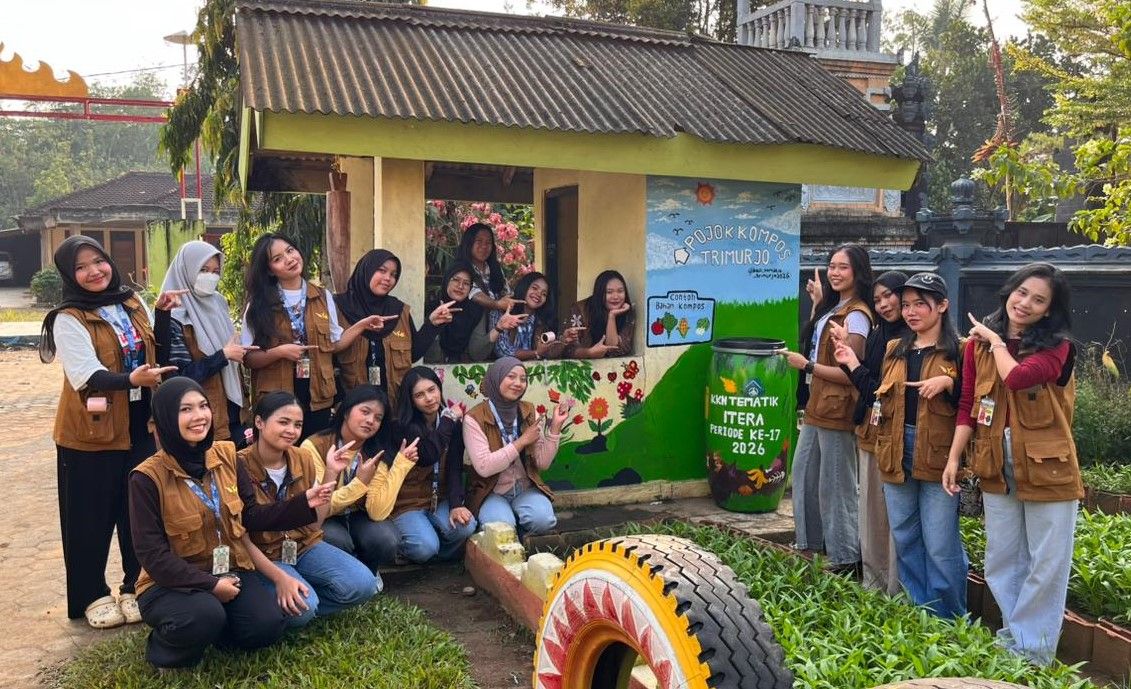 Mahasiswa Itera Bangun Pojok Kompos, Sulap Sampah Jadi Pupuk untuk Warga